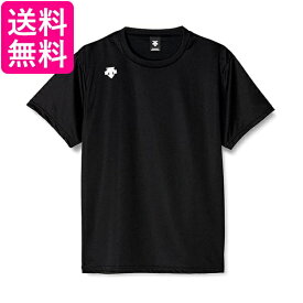 デサント ハーフスリーブシャツ ブラック2 L Tシャツ 半袖 ワンポイント ドライ インナー 男女兼用 送料無料 【G】