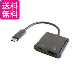 GOPPA ゴッパ USB Type-C to HDMI変換アダプタ (PD対応) ブラック GP-CHDH/B 送料無料 【G】