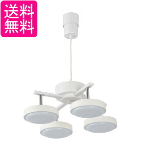 オーム ペンダントライト 4灯 木目調 スポットライト LT-YLP4RC-W 06-1649 オーム電機 送料無料 【G】