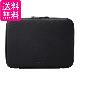 エレコム ポリエステル スリムタイプ 横型 13インチ ブラック ZSB-IBTHP13BK 送料無料 【G】