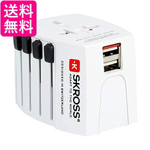 SKROSS }`Ή dRZg ϊA_v^[ ϊvO A[Xt USB|[g q[Y MUV USB 2.4A  yGz