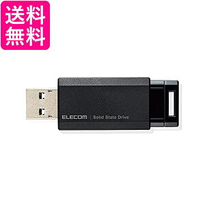 GR SSD Ot 500GB USB3.2 Gen2 Ǐoő600MB/b ^ RpNg mbN ϏՌ ubN ESD-EPK0500GBK  yGz