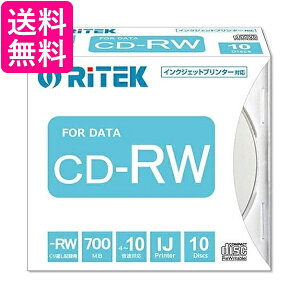 RiTEK CD-RW700.PW10P A f-^p CD-RW 700MB JԂL^ v^u 10  yGz
