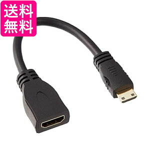 GR HDMI (X) - Mini HDMI (IX) ϊP[u 10cm ubN AD-HDAC2BK  yGz