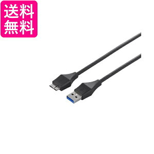 BUFFALO jo[TRlN^[ USB3.0 A to microB XP[u ubN 2m BSUAMBSU320BK  yGz