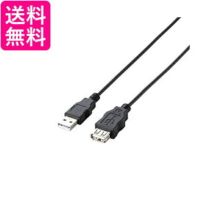 GR RoHSwߏ&zpbP[W GRUSBP[u USB2.0 AIX-AX^Cv 1m ubN U2C-JE10BK  yGz