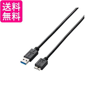 GR USBP[u microB USB3.0 (USB A IX to microB IX) X^_[h 1.5m ubN USB3-AMB15BK  yGz