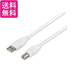 obt@[ p\Rƃv^[Ȃ USB2.0P[u (A to B) zCgBUAB207WH  yGz