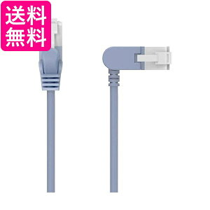 エレコム LANケーブル CAT6A スイング式コネクタ ツメが折れない cat6a対応 スリム ブルー LD-GPATSW BU 送料無料 【G】