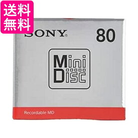 ソニー ミニディスク (80分、1枚パック) MDW80T 送料無料 【G】