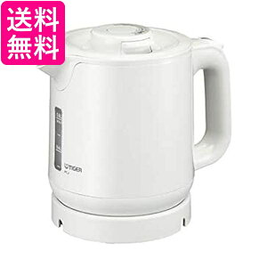 タイガー 蒸気レス 電気ケトル PCJ−H081(W)ホワイト 送料無料 【G】