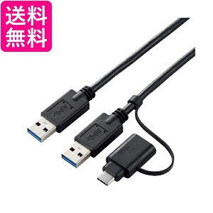 GR f[^ڍsP[u Windows MacΉ USB3.0 Type-CA_v^t 1.5m ubN UC-TV6BK  yGz