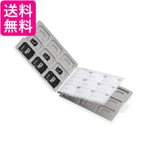 エレコム メモリカードケース SD ケース プラスチック SD18枚 + microSD18枚収納 ホワイト CMC-SDCPP36WH 送料無料 【G】
