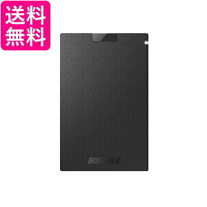 バッファロー SSD-PGVB1.0U3-B 抗ウイルス抗菌ポータブルSSD USB3.2 1TB ブラック 送料無料 【G】