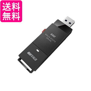 バッファロー SSD-PUTVB500U3-B 抗ウイルス抗菌ポータブルSSD USB3.2 スティック 500GB 送料無料 【G】