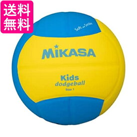 ミカサ(MIKASA) スマイル ドッジボール 1号 (幼児~小学生向け) 150g 黄/青 SD10-YBL 送料無料 【G】