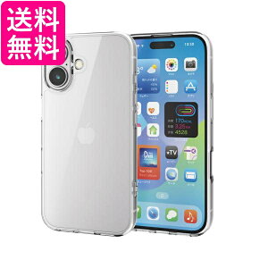 �G���R�� iPhone 16 �P�[�X �N���A �w�ʍd�x5H �n�C�u���b�h �N���A PM-A24AHVCK2CR �������� �yG�z