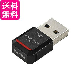 バッファロー SSD 外付け 1TB 極小 コンパクト ポータブル PS5 PS4 対応 ブラック エコパッケージ SSD-PST1.0U3BA 送料無料 【G】