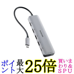 �G���R�� DST-M060BPSV Type-C �n�u �h�b�L���O�X�e�[�V���� 6-in-1 �V���o�[ ELECOM ��������