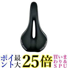 自転車 サドル 交換 お尻 痛く ならない ロードバイク クロスバイク 通気性 蒸れない 衝撃吸収 クッション ブラック (管理S) 送料無料