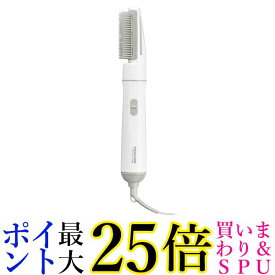 テスコム カールドライヤー TC105B-W 軽量タイプ ホワイト くるくるドライヤー ブラシ ドライヤー 送料無料