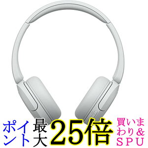 �\�j�[ WH-CH520 W �z���C�g �� ���C�����X�w�b�h�z�� WH-CH520:Bluetooth�Ή� �y�ʐ݌v ��147g SONY ��������