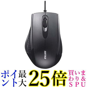 �o�b�t�@���[ BSMRU050BK IR���w���}�E�X �u���b�N �L�� 3�{�^�� USB ���w���}�E�X ��������