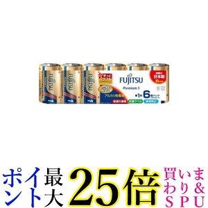 FDK LR20PS(6S) �A���J�����d�r �P1�` 6�{�p�b�N �v���~�A��S�^�C�v PremiumS ��������