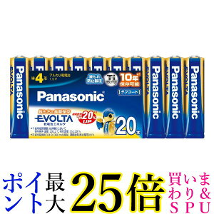 Panasonic LR03EJ/20SW pi\jbN LR03EJ20SW dr EVOLTA G{^ P4`20{pbN AJdr 10Nۑ\ ^tR[g 