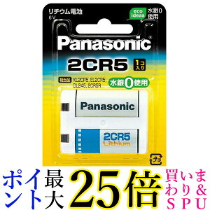 Panasonic 2CR-5W �p�i�\�j�b�N 2CR5W �J���� �p ���`�E�� 6V 1�� ��������