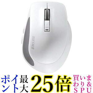 バッファロー マウス ホワイトBSMBB500SWH Sサイズ BlueLED 無線 ワイヤレス 5ボタン Bluetooth 送料無料