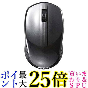 �o�b�t�@���[ BSMBW100BK ���� 2.4GHz BlueLED�}�E�X ���C�����X 3�{�^�� �u���b�N BUFFALO ��������