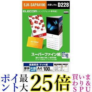 GR EJK-SAPA4100 掿pX[p[t@C  Ж 100 A4 c 