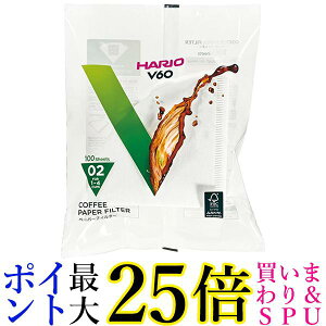 nI VCF-02-100W V60 y[p[tB^[02 W zCg 1`4tp 100 HARIO 