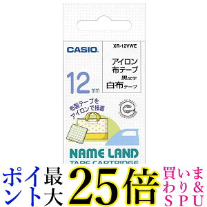�J�V�I XR-12VWE ���x�����C�^�[ �l�[�������h �A�C�����z�e�[�v 12mm �� CASIO ��������