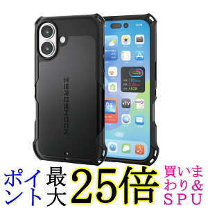 �G���R�� PM-A25AZEROMGBK iPhone 17 �P�[�X �J�o�[ �n�C�u���b�h �Ռ��z�� ZEROSHOCK MAGKEEP ���C�����X�[�d�Ή� ELECOM ��������