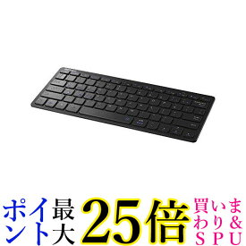 バッファロー BSKBB310BK コンパクトキーボード ブラック Bluetooth 3.0対応 BUFFALO 送料無料