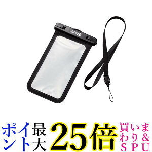 �G���R�� P-WPSN04BK �X�}�[�g�t�H���p�h���P�[�X IPX8 �u���b�N ELECOM ��������