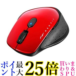 �o�b�t�@���[ BSMBW510MRD ���b�h M ���� BlueLED 5�{�^�� �l�I�t�B�b�g�}�E�X ��������