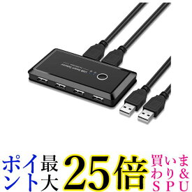 USB切り替え機 USB切替器 PC 手動切替器 4ポート プリンタ マウス キーボード ハブ 周辺機器 アクセサリー (管理S) 送料無料