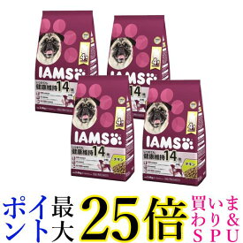 4個セット アイムス ドッグフード 14歳以上用 いつまでも健康維持 小粒 チキン シニア犬用 2.6kg ドライフード IAMS 送料無料