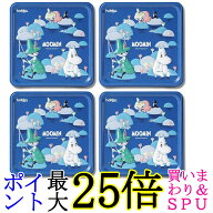 4個セット 北陸製菓 ムーミン缶ミルク 90g クッキー ビスケット お菓子 送料無料