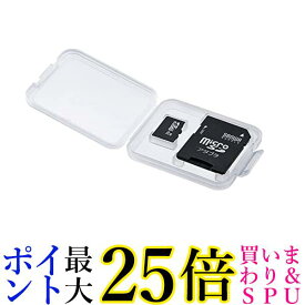 サンワサプライ FC-MMC10MICN メモリーカードクリアケース（microSDカード用・6個セット） 送料無料 【G】