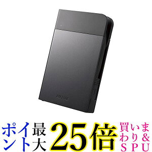 BUFFALO USB3.1(Gen1)Ή ϏՌ|[^uHDD 1TBubN HD-PZF1.0U3-BKA  yGz