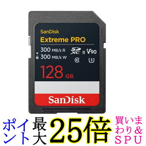 TfBXN SDSDXDM-128G-JNJIP SDJ[h EXTREME PRO SDXC UHS-II 128GB NX10 UHSXs[hNX3 V90 read write  yGz