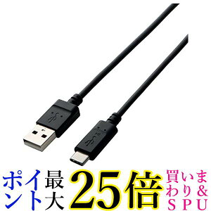 GR USB2.0 Type-C P[u USB-A to USB-C 1.0m ubN TB-AC10NBK  yGz