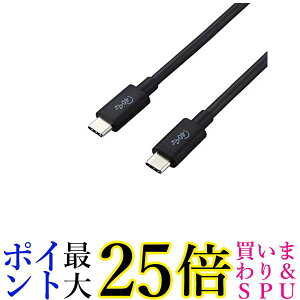 GR USB4P[u USBP[u Type C (USB-C to USB-C) 100W USB]IFKFؕi 0.8m ubN USB4-CC5P08BK  yGz