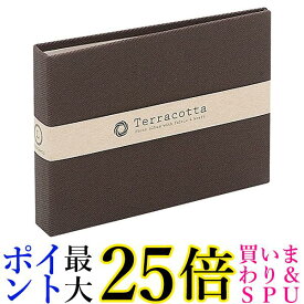 ナカバヤシ テラコッタ 溶着式ポケットアルバム チェキ40枚 ブラウン TER-CK2P-90-BR 送料無料 【G】