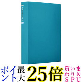 ナカバヤシ ポケットアルバム 超透明 L判168枚収納 ブルー CTPL-160-BU 送料無料 【G】