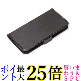 PGA iPhone 13 Pro用 MagSafe対応 抗菌フリップカバー ブラック PG-21NMGFP01BK 送料無料 【G】